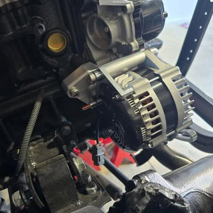 TB48 Alternator relocation bracket BILLET ALUMINIUM
