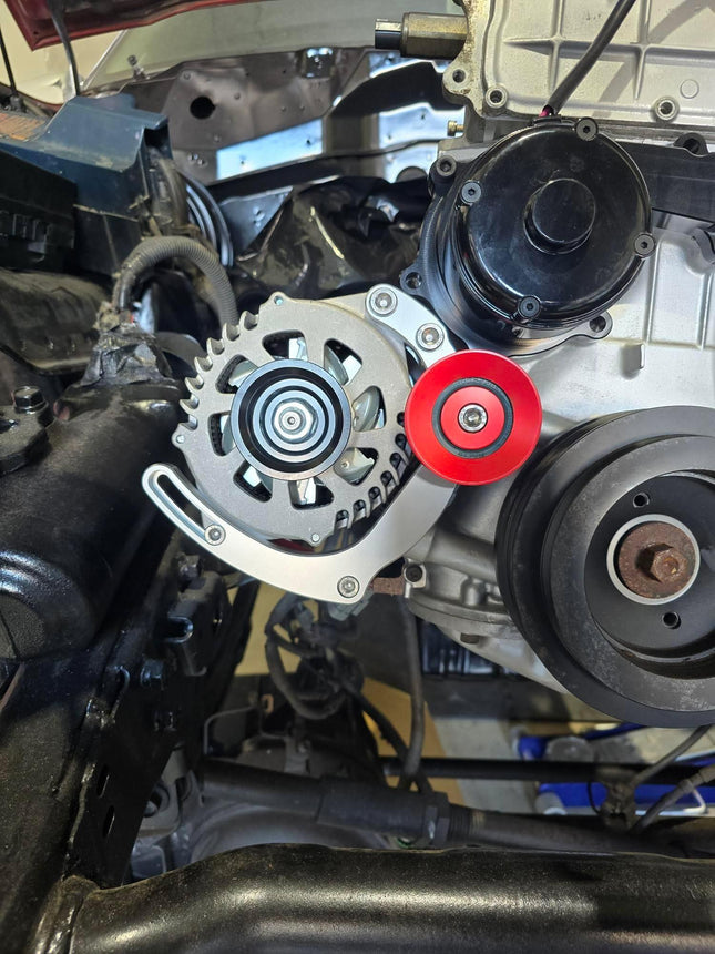 TB48 Alternator relocation bracket BILLET ALUMINIUM