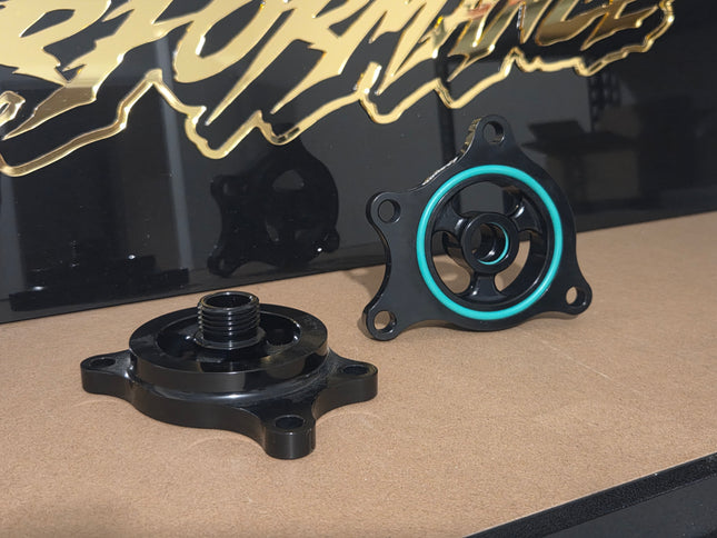 TB48 Oil cooler delete plate BILLET ALLOY